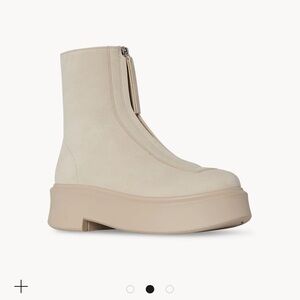 The Row Beige Ankle Boots